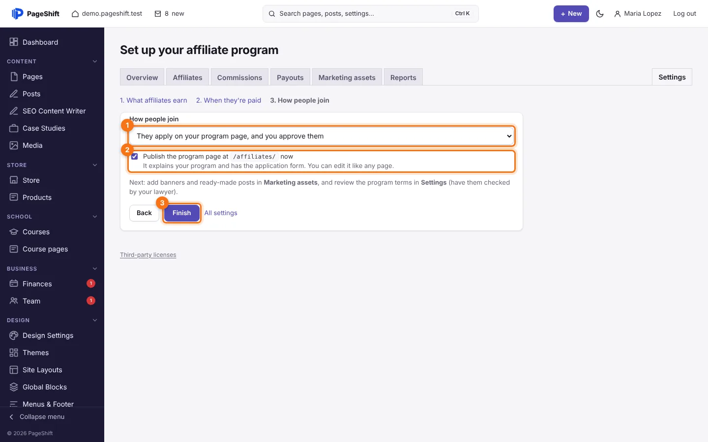 Step 3: How people join