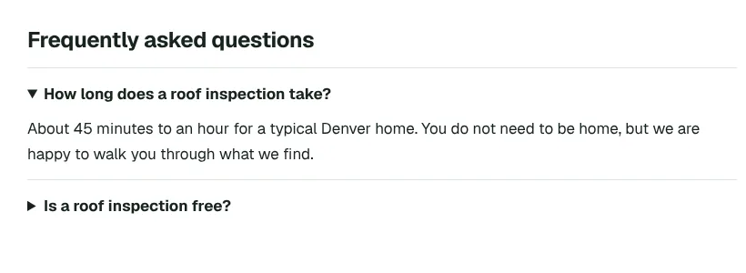 The FAQs at the end of the post
