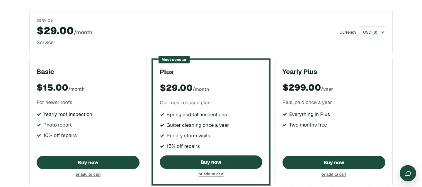The plans on the website
